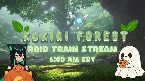 Bright and Early tomorrow morning come hang out 💚
#twitchstreamer #raidtrain #kokiriforest