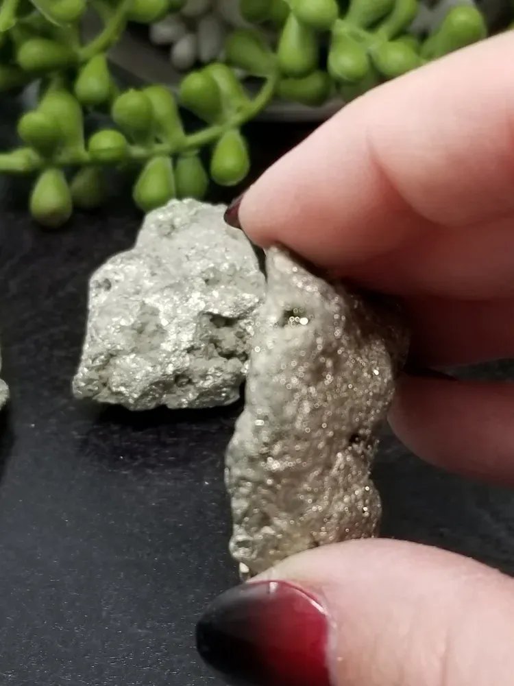 Pyrite Tumbled Pocket Stone – Wealth • Protection • Confidence product image (4)