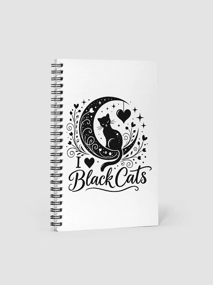 I Love Black Cats Notepad product image (1)