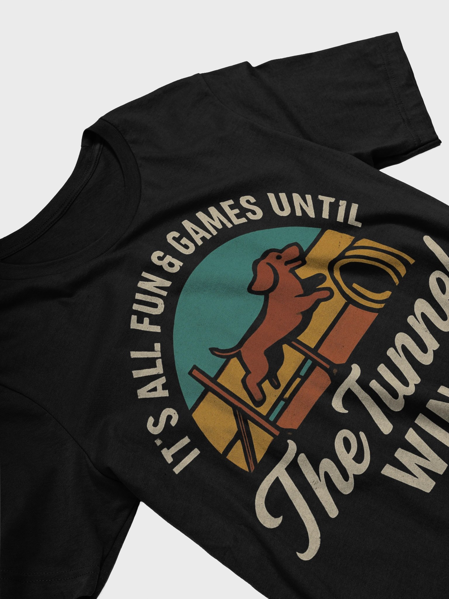 "The Tunnel Wins" – Funny Dog Agility T-Shirt product image (3)
