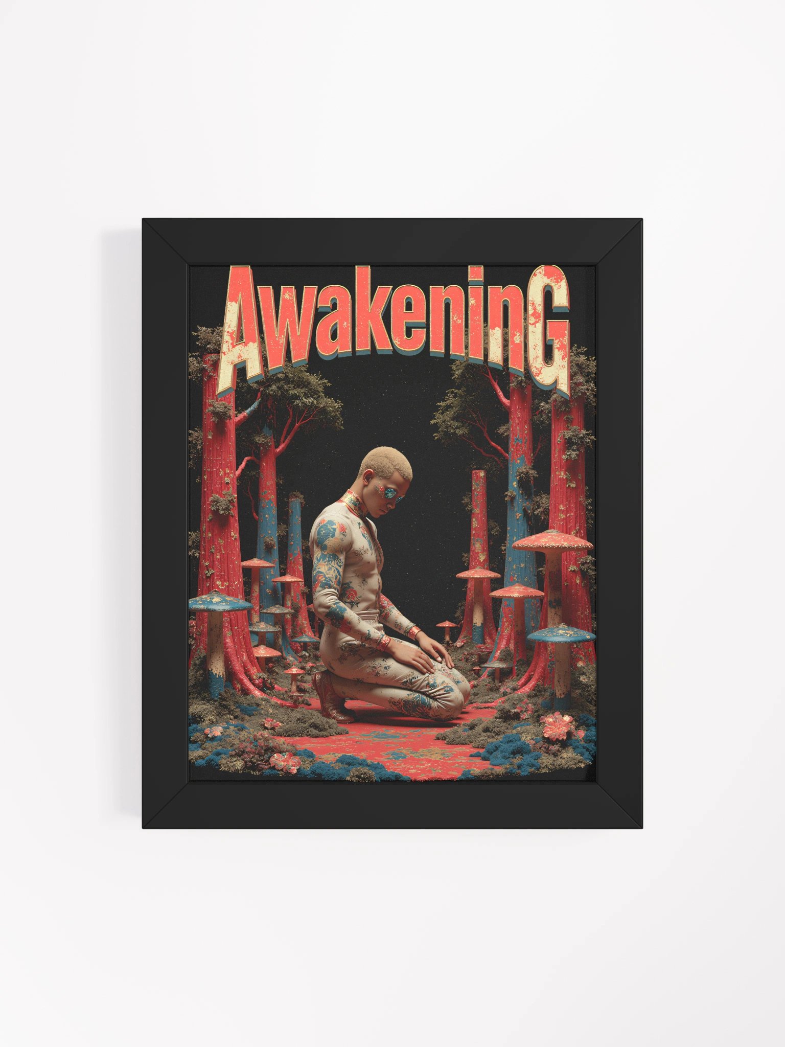 Spiritual Awakening Mystical Mushroom Grove Matte Poster product image (48)