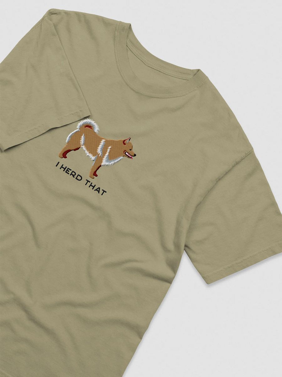 I Herd That T-Shirt(Embroidered) of a Schipperke(Tan) product image (11)