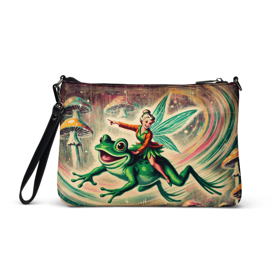 Enchanted Frog Fairy Crossbody Bag - Whimsical Purse product image (3)