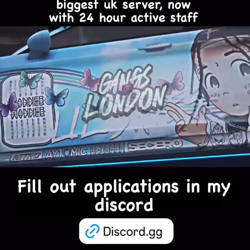 https://discord.com/invite/gangsoflondonrp for ppl who have pc n plat fivem, make sure to join this city or dm for a link to ...