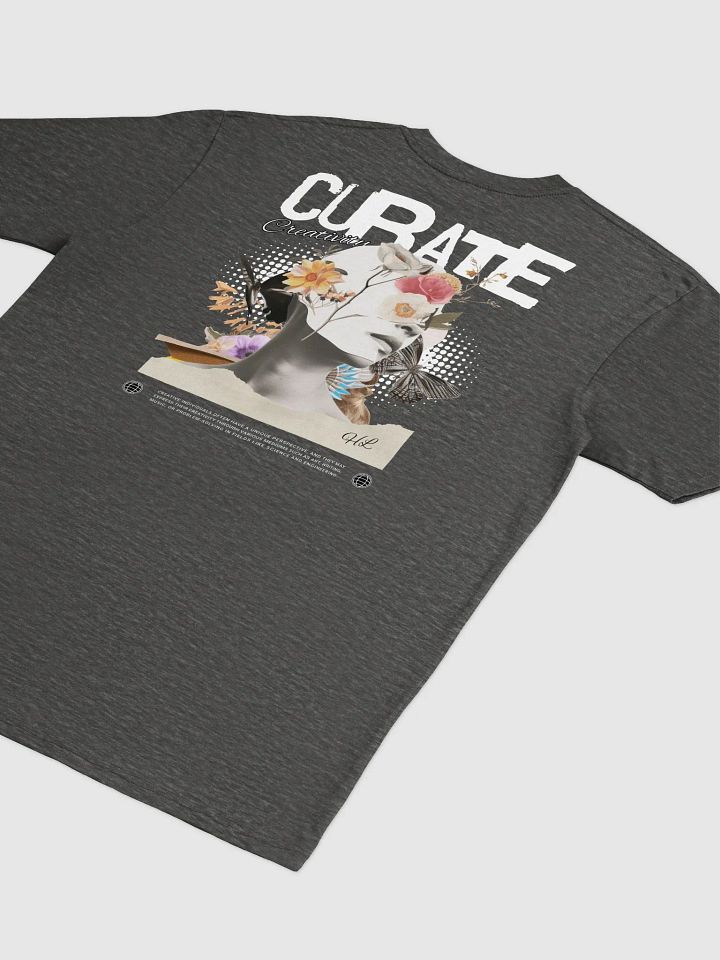 "CURATING CREATIVITY" premium t- shirt product image (2)
