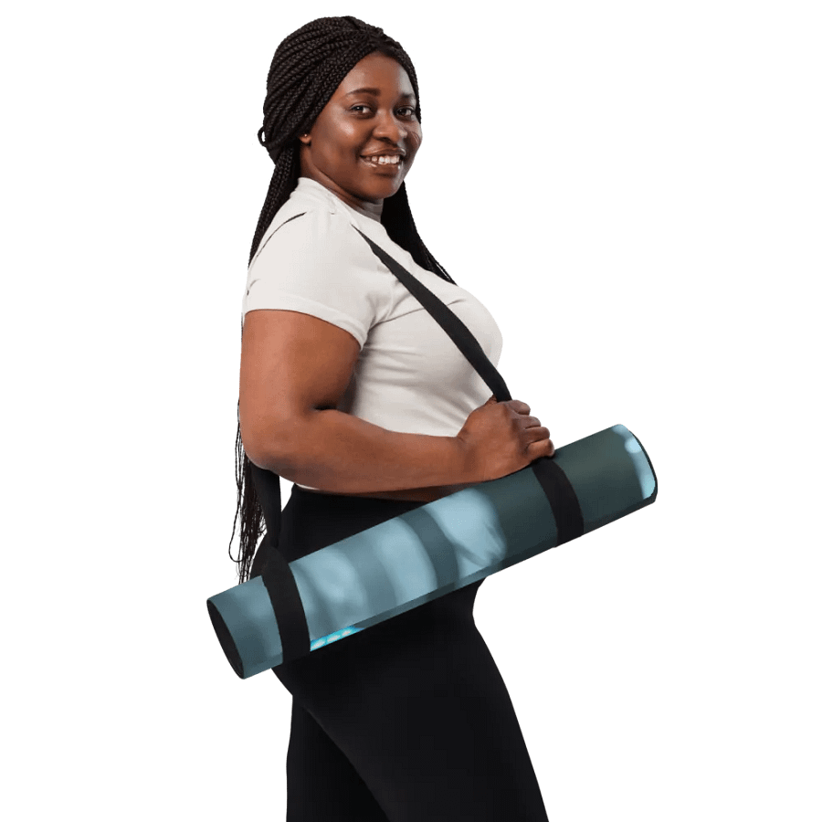 Luminescent Butterflies Yoga Mat product image (5)