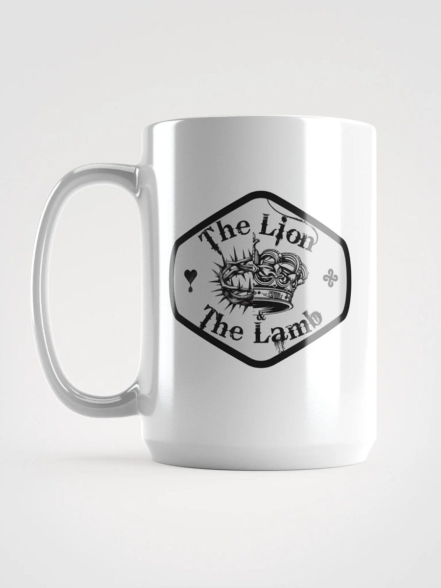 Lion and Lamb Ceramic Mug - 15oz, Perfect for Coffee Lovers & Gifts product image (6)