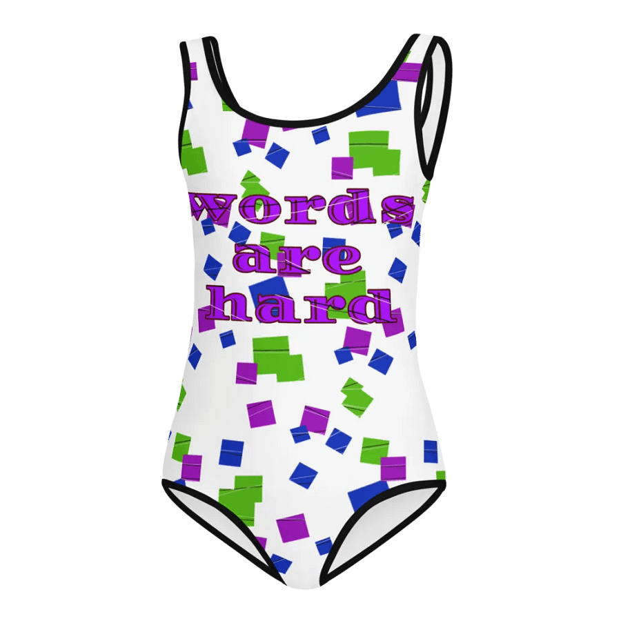 kids words are hard one-piece product image (4)