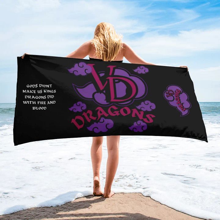 valerian dragons towel (purple) product image (2)
