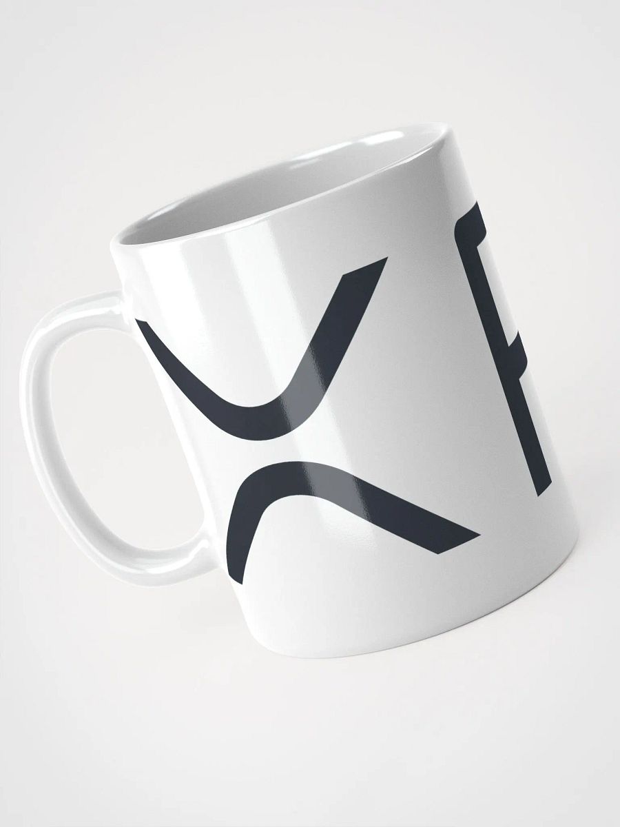 XRP Logo White Glossy Mug product image (1)