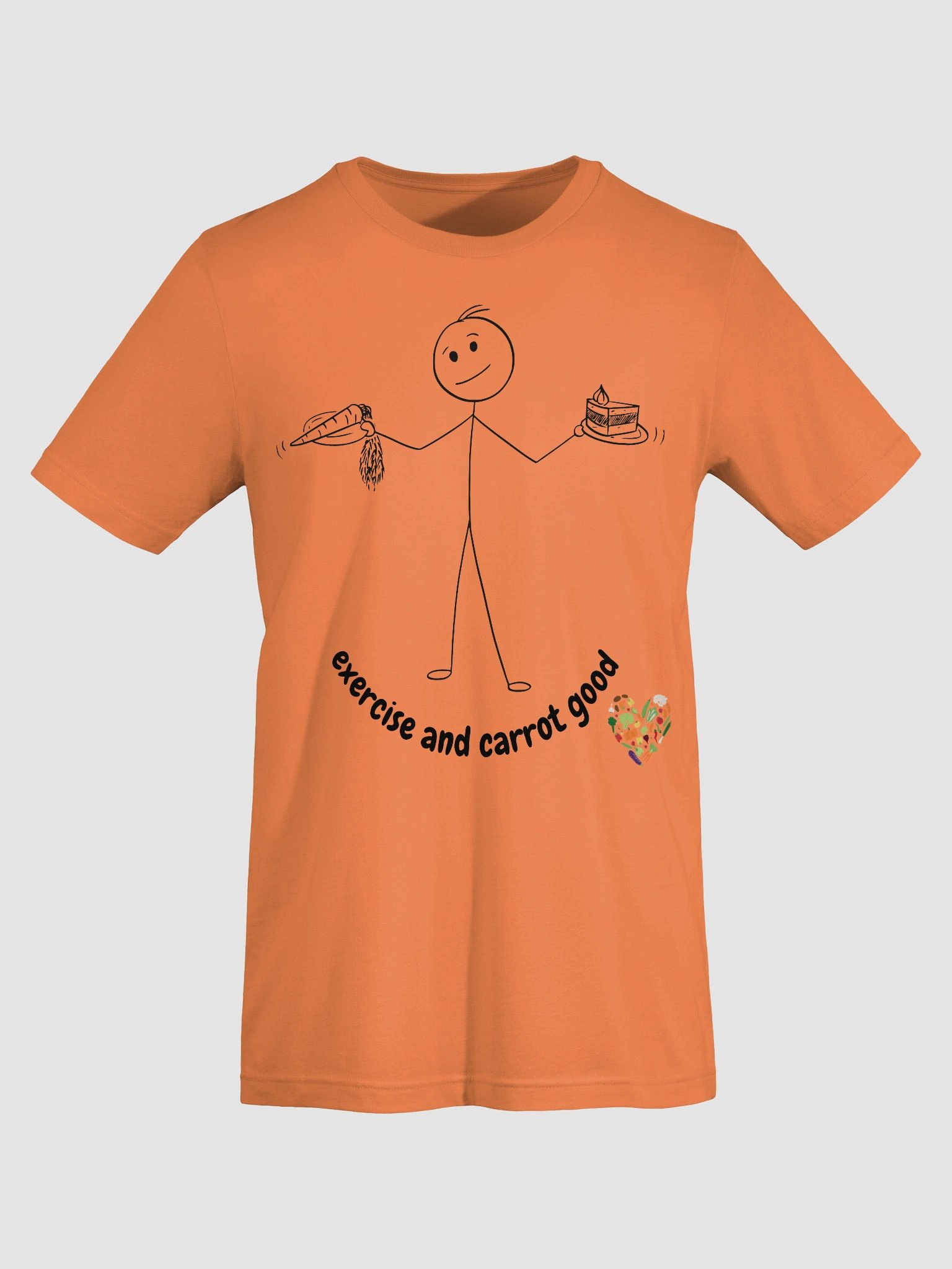 Exercise and Carrot Good Supersoft T-Shirt product image (71)