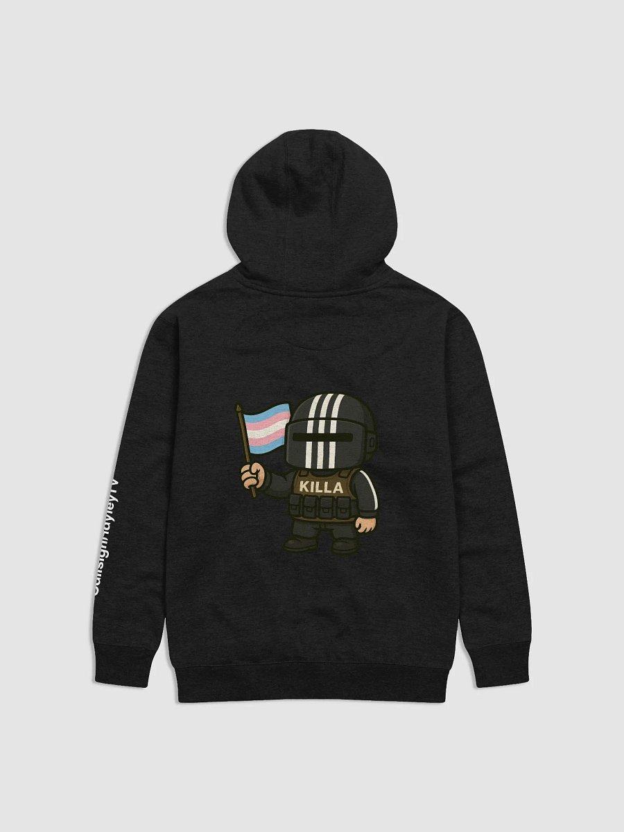 Raid With Pride – Trans Edition Hoodie (Black) product image (2)