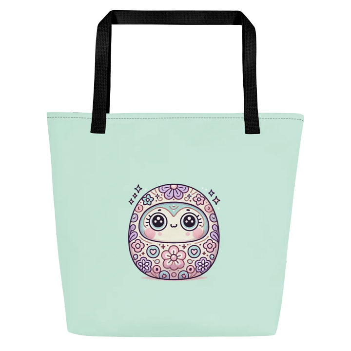 Daruma & Hummingbird Harmony Tote Bag product image (1)