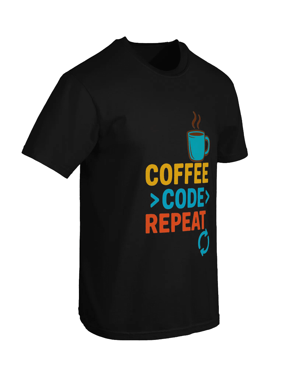 Coffee Code Repeat T-Shirt product image (2)