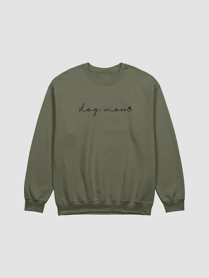 "dog mom" Sweatshirt (Black lettering) product image (3)