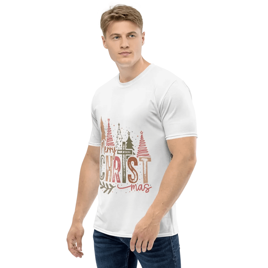 Festive Merry Christmas All-Over T-Shirt product image (4)