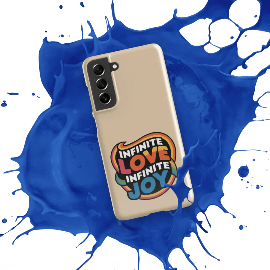 Infinite Love Infinite Joy Snap Case for Samsung (Champagne) product image (6)