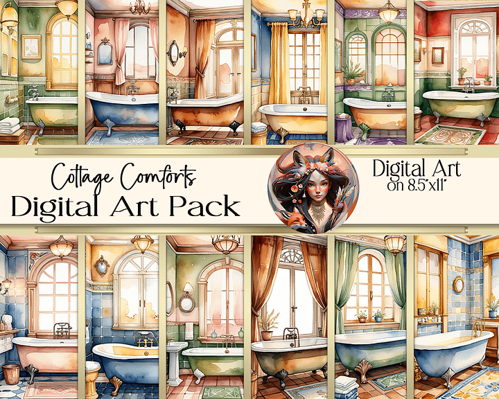 Cottage Comforts Digital Art product image (1)