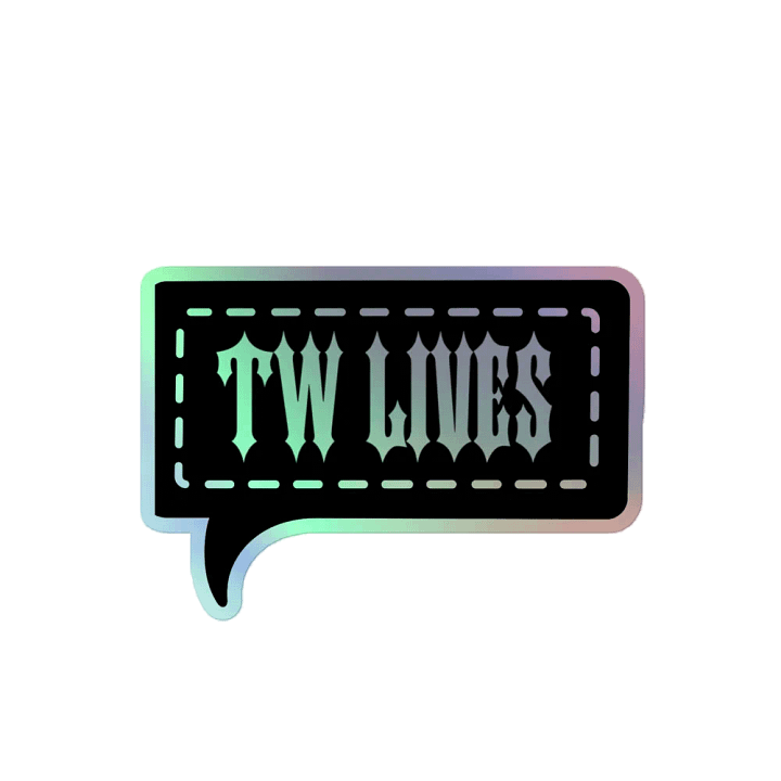 Gothic Holographic Sticker Sheet: TW LIVES product image (2)