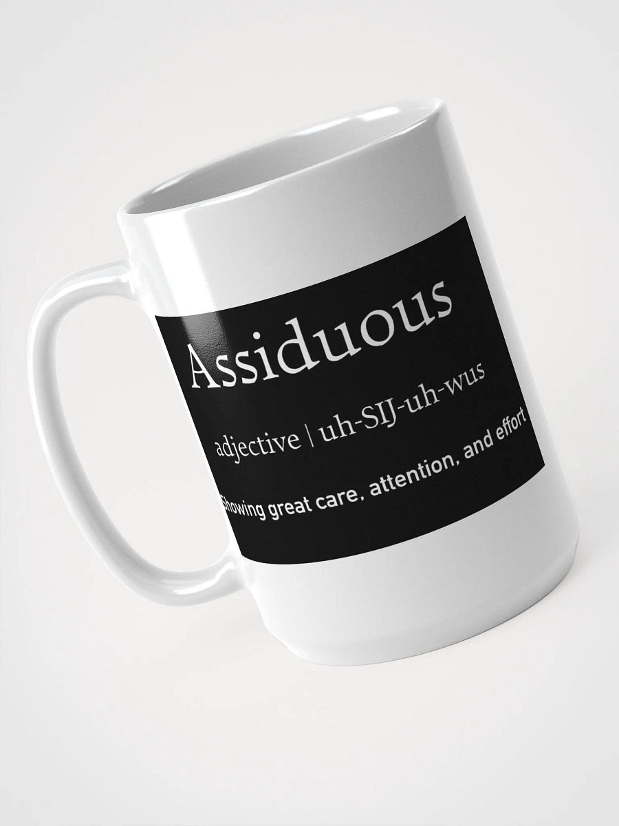ASSIDUOUS ZA South African Flag White Glossy Mug product image (3)
