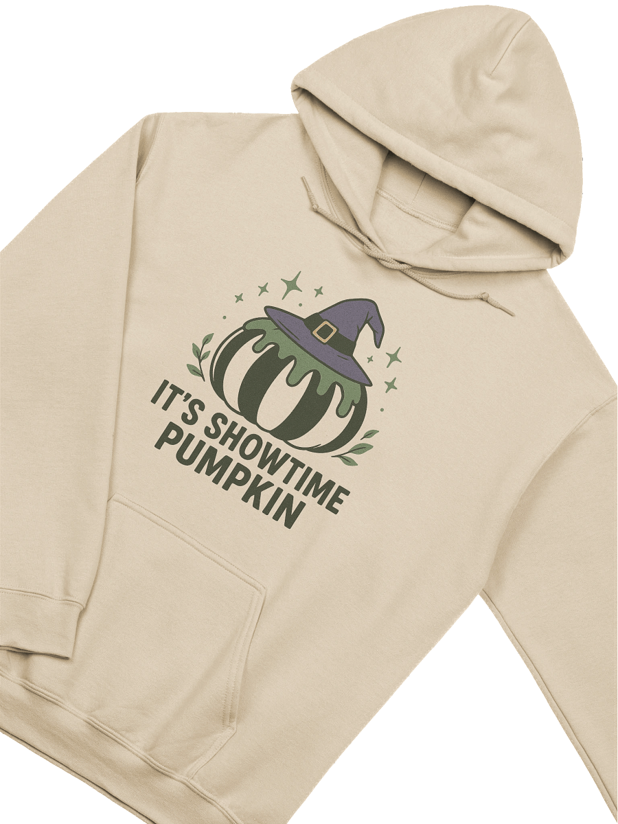 [UM Designs] Pumpkin Showtime - Unisex Pullover Graphic Hoodie [black letters] product image (3)