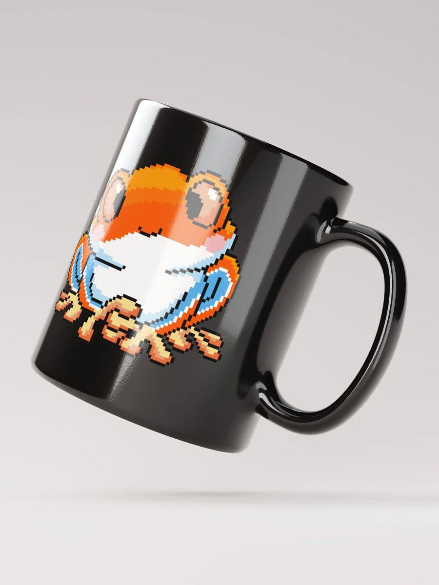 Orange Rip the Frog Black Glossy Mug product image (6)