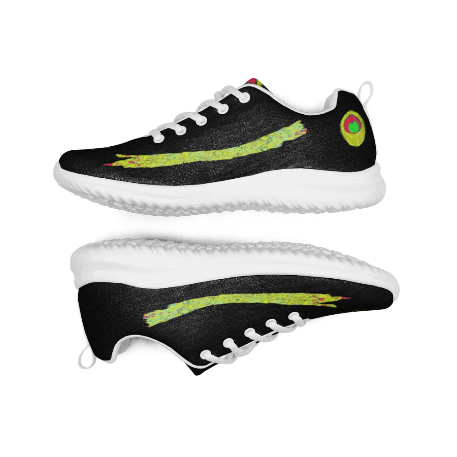 Black with Yellow Peacock Shoe product image (9)