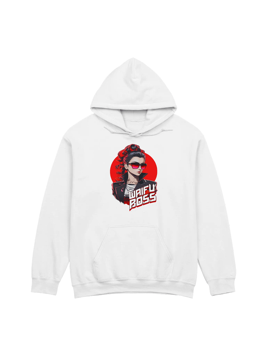 Waifu Boss v2 - Gildan Classic Hoodie - Gildan 18500 product image (11)