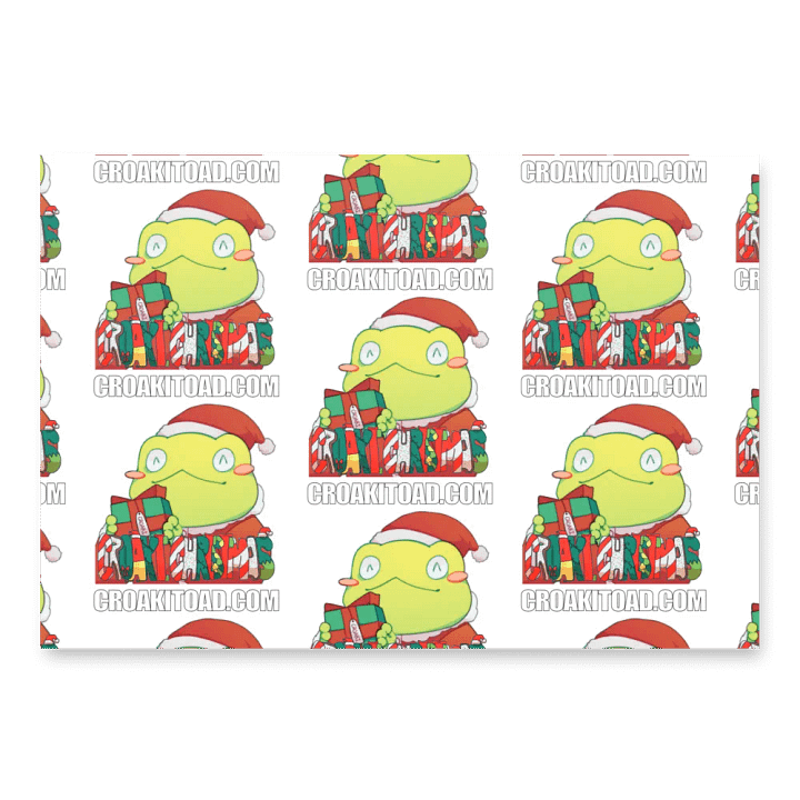 Croakitoad Wrapping Paper product image (1)