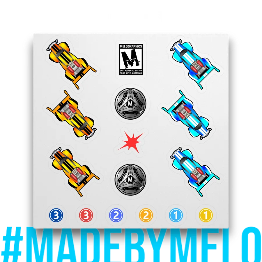 Carball Goals Training Playbook - Stickers & Printable Field Map Pack (Digital) | #MadeByMELO product image (3)
