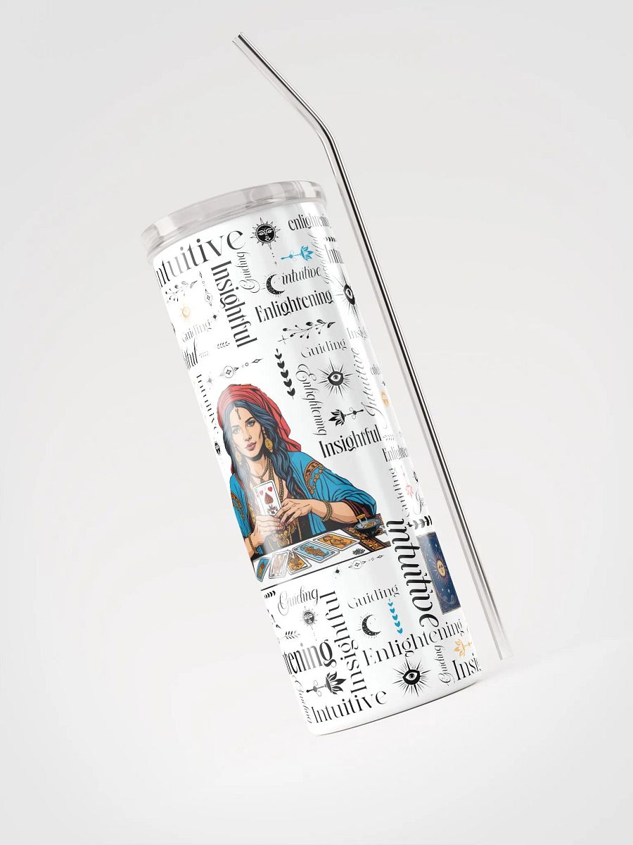 20 oz Tarot Card Reader Affirmation Word Art Tumbler product image (3)