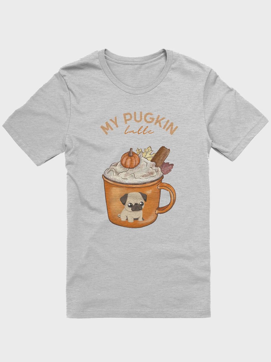 Pug Pumpkin Latte Funny T-shirt product image (2)