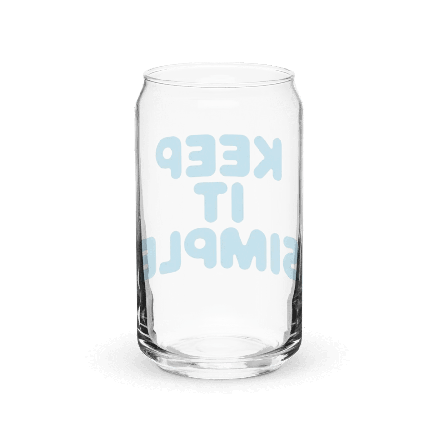 Keep It Simple Can-Shaped Glass product image (6)