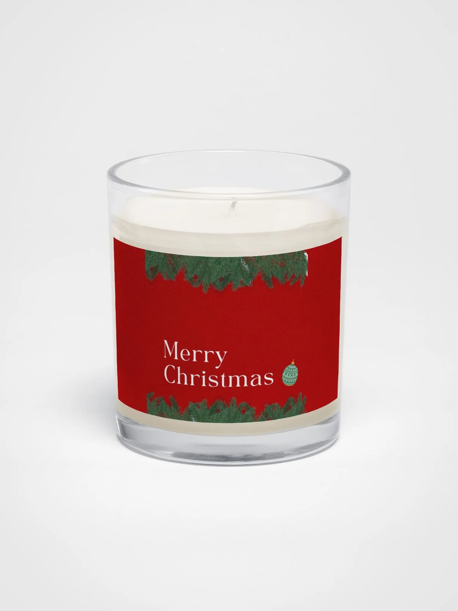Merry Christmas Scented Soy Wax Candle product image (1)