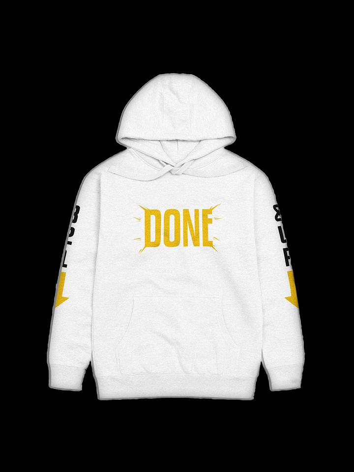 'DONE' Gold Hoodie - Lights product image (1)