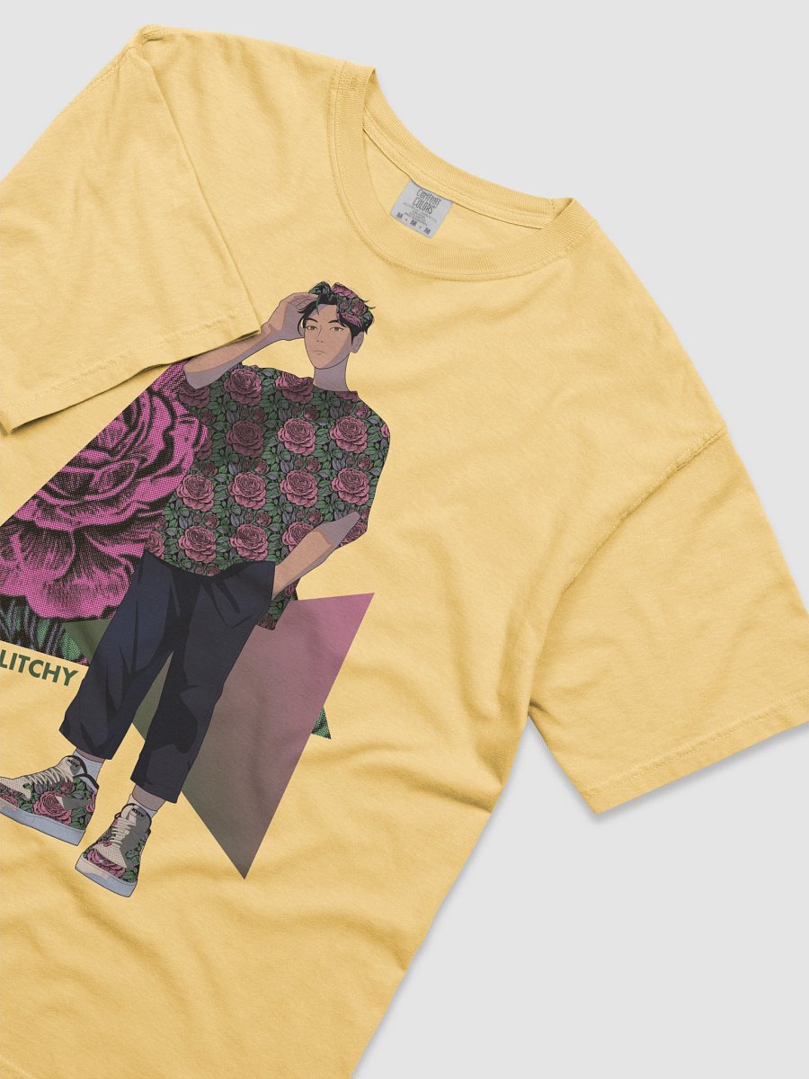 Patterned Ikimen Pink Rose Tee product image (85)