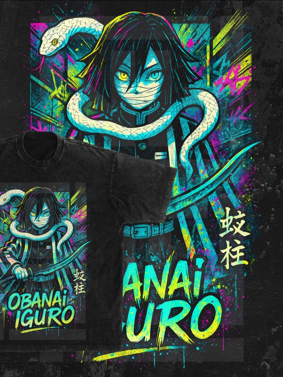 OBANAI IGURO Demon slayer | Kimetsu no Yaiba t-shirt PNG design product image (1)