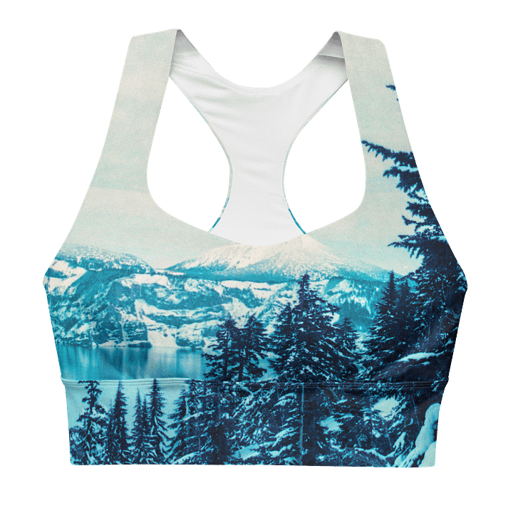Crater Lake Lomopurple Recycled Sports Bra product image (1)