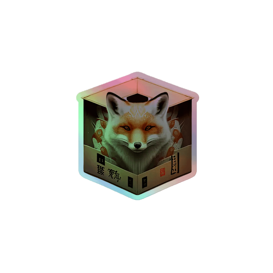 Holographic Sticker Fox Logo product image (1)