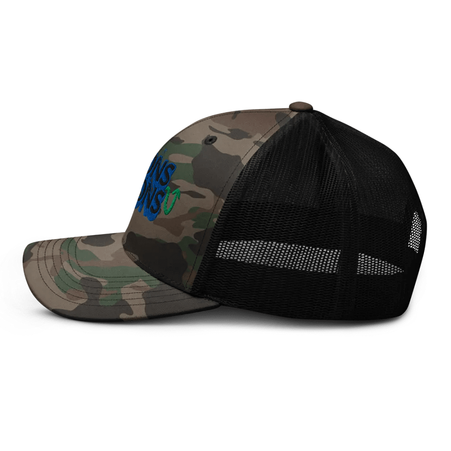 Wave Options Camo Trucker Hat product image (5)