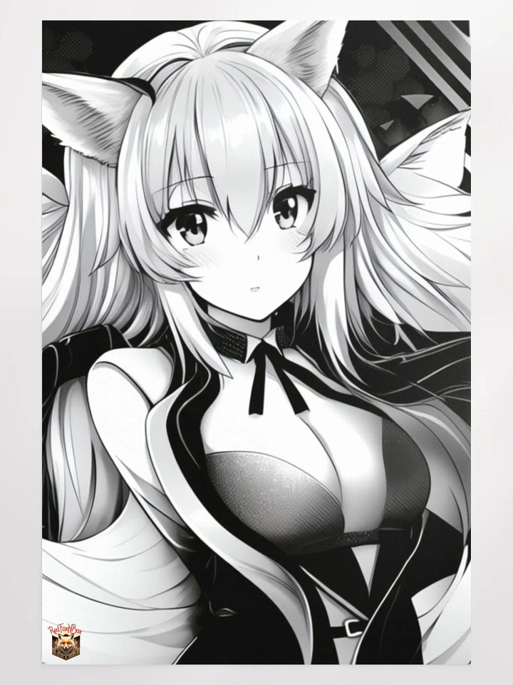 Pin Up Fox Girl Large Poster 24