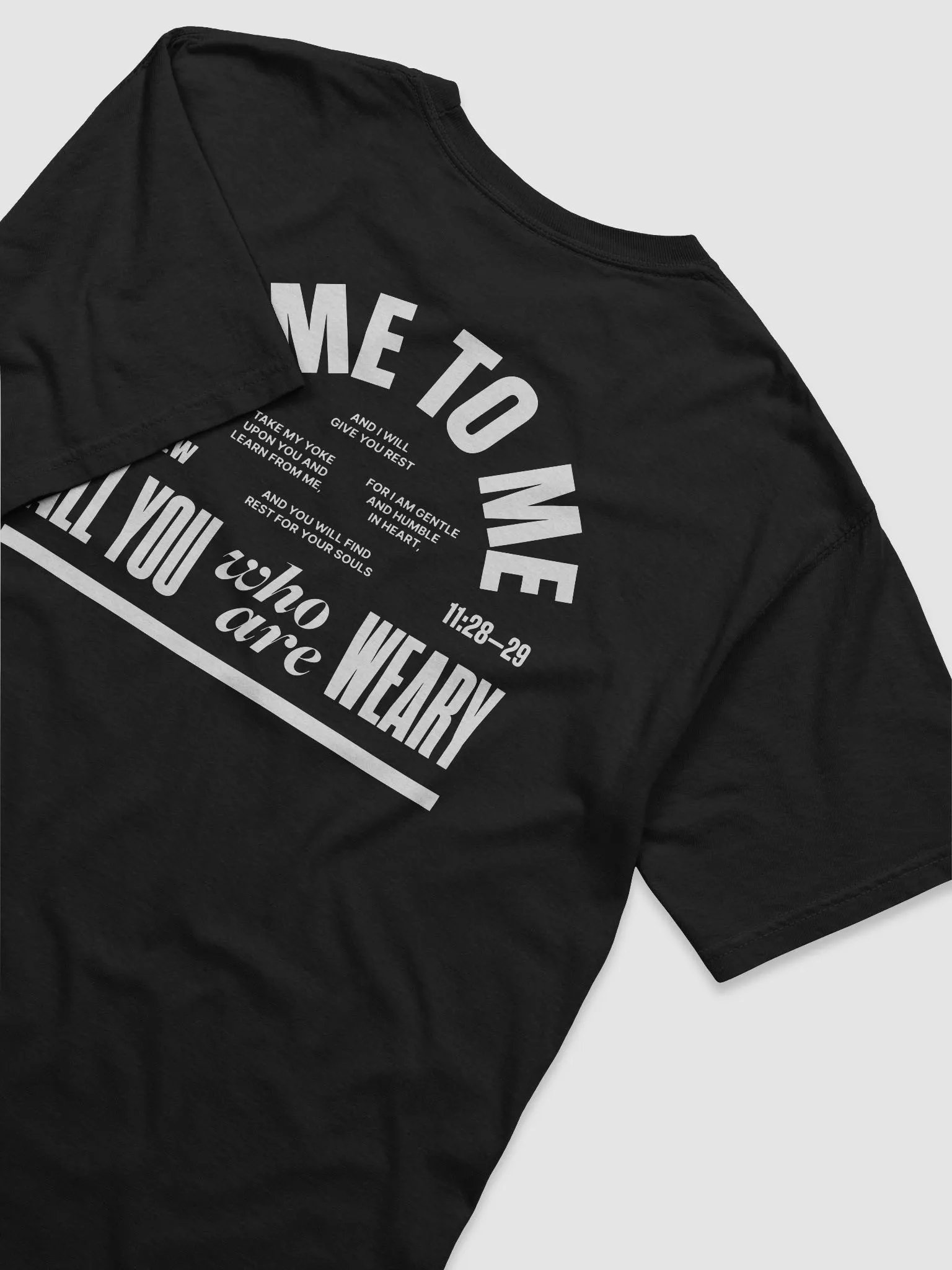 The Easy Yoke Tee | Matthew 11:28-29 product image (4)