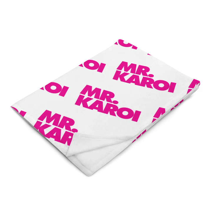 Mr. Karoi Logo Throw Blanket product image (2)