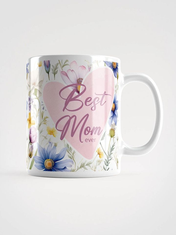 Floral Heart Best Mom Ever Mug product image (2)