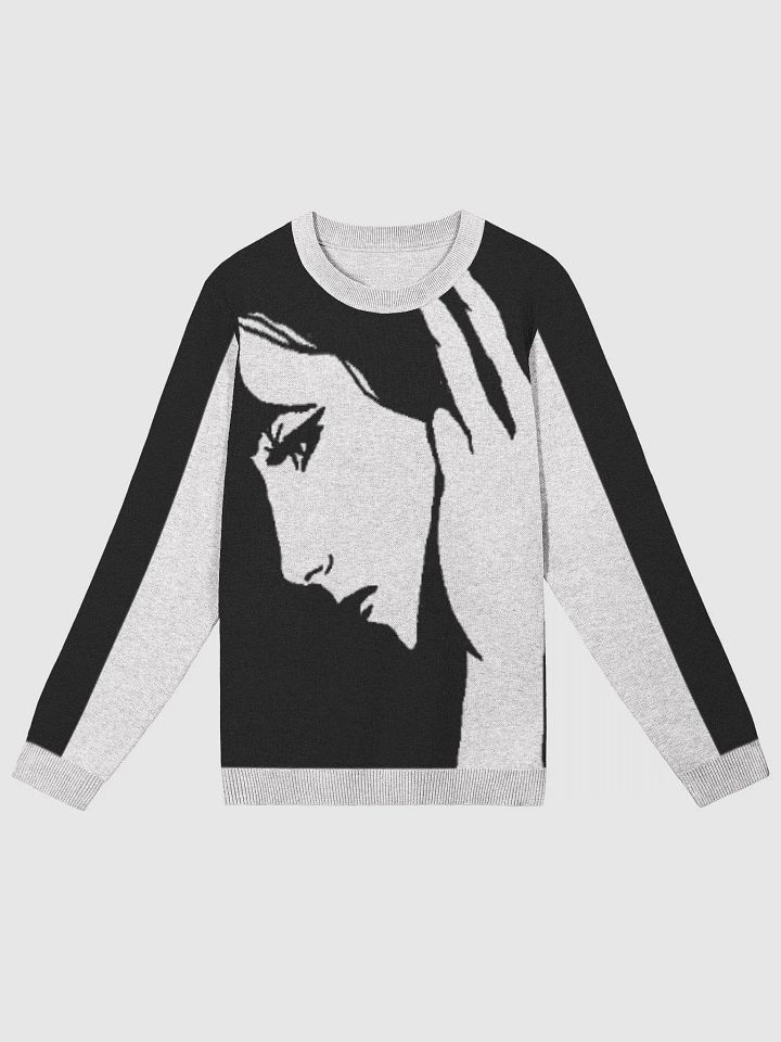 anime girl knitted crewneck product image (3)