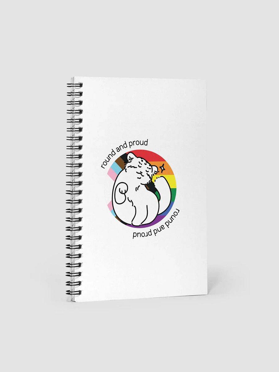 Round and Proud Manul Pride Version - Spiral Notebook product image (1)