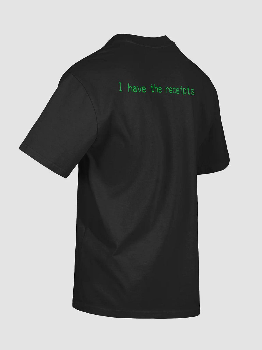 I have the receipts. black/green, oversized tee product image (8)