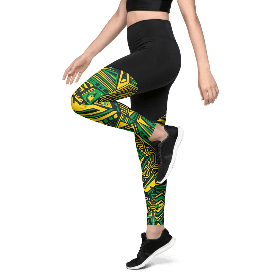 JAMAICA AZTEC PRINT LEGGIGS product image (10)
