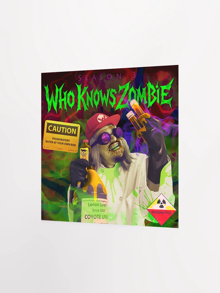 WhoKnowsZombie - The Scientist Poster product image (2)