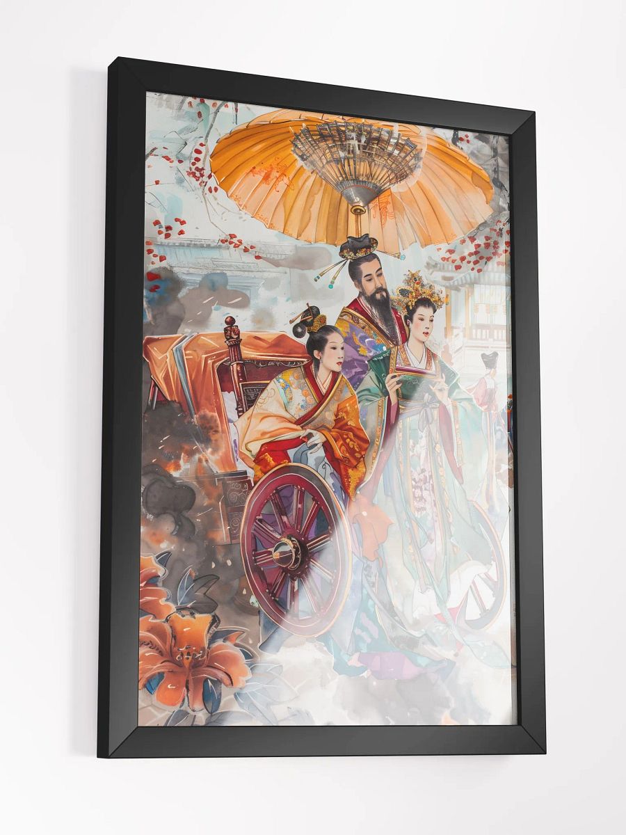 Historical regal scene with elegant figures in robes product image (3)